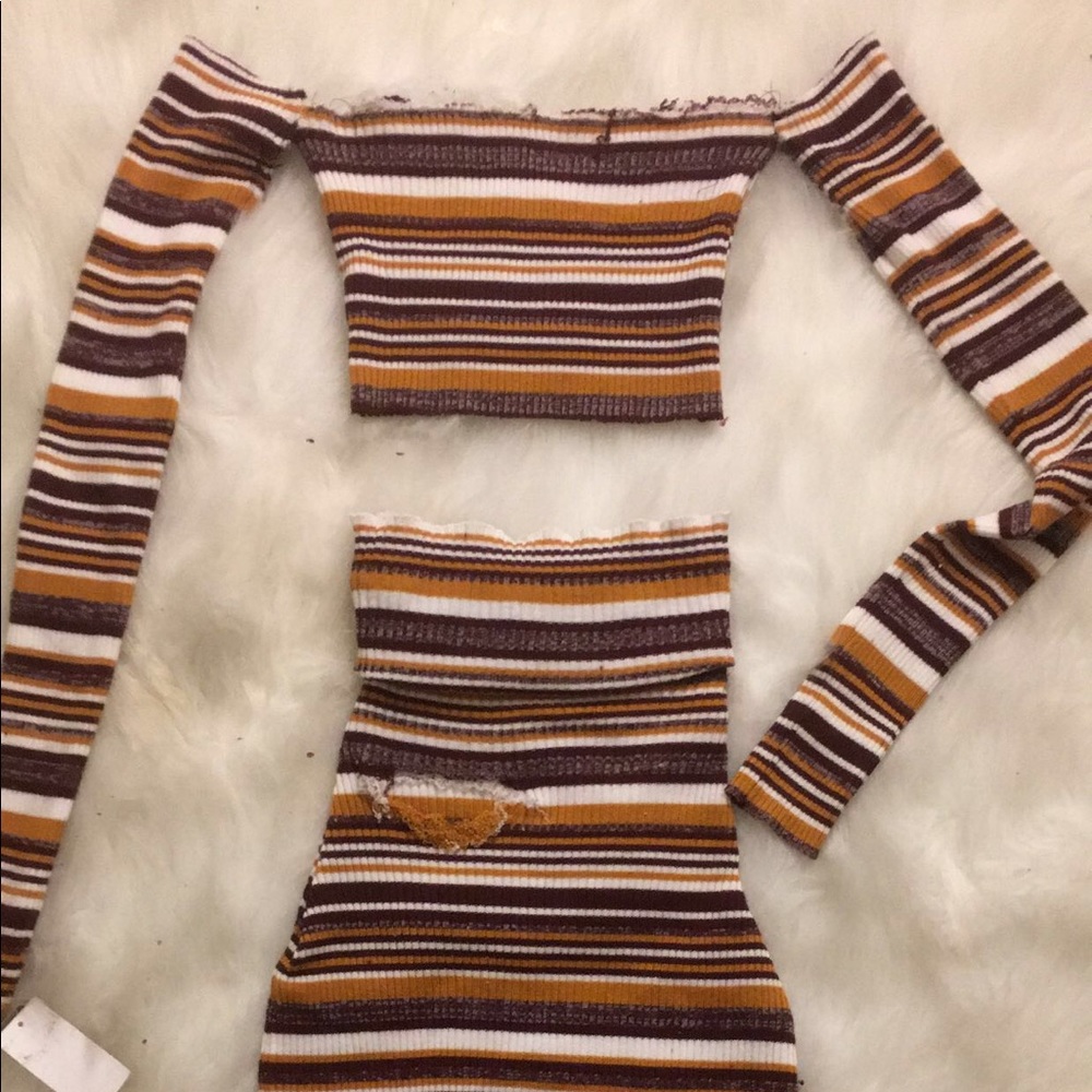 Sexy body con two piece set